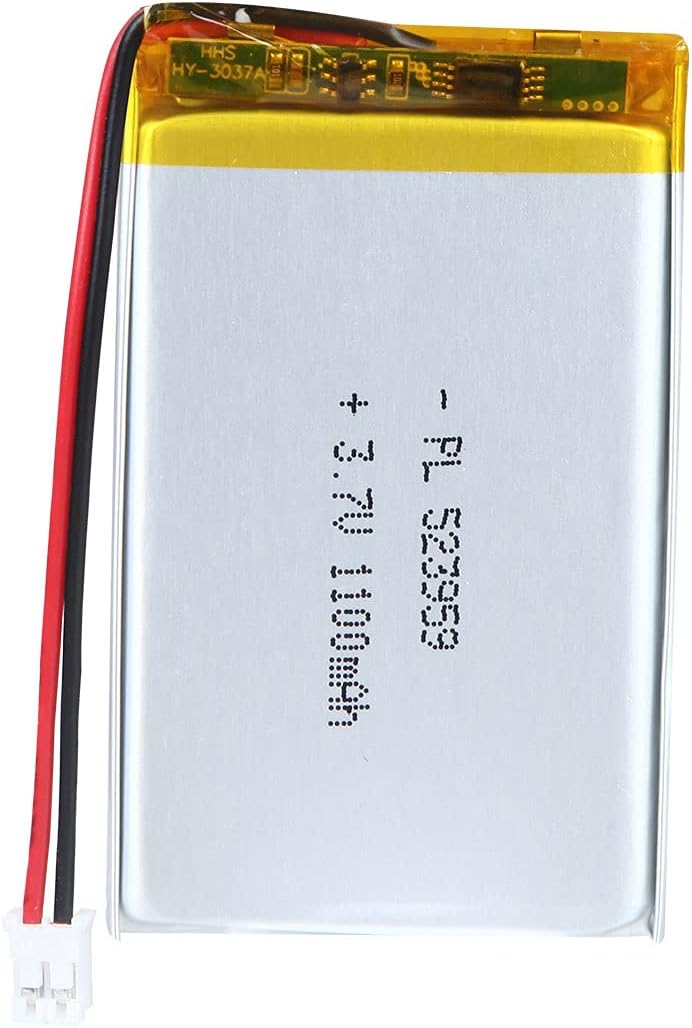 QIMAOO 523959 3.7V Lipo Battery 1100mAh 523959 Rechargeable Lithium Polymer Battery Pack with JST PH2.0mm Connector for Electronic Device - Image 1